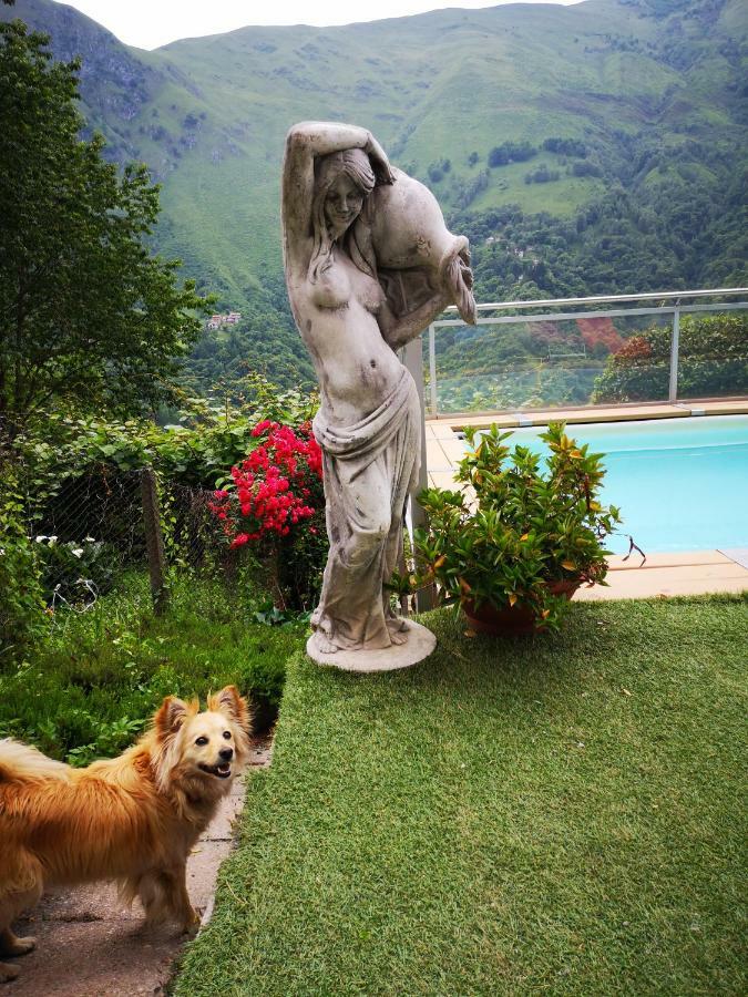 Chalet Con Piscina Garzeno Ngoại thất bức ảnh